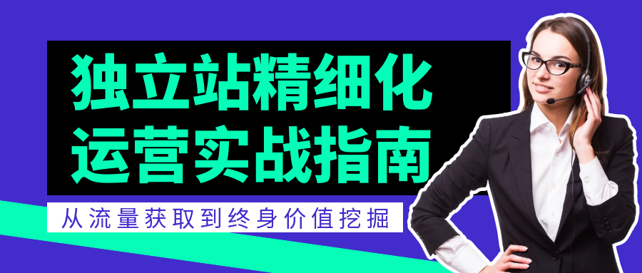 【跨境职场进阶 Vol.07】独立站精细化运营实战指南：从流量获取到终身价值挖掘